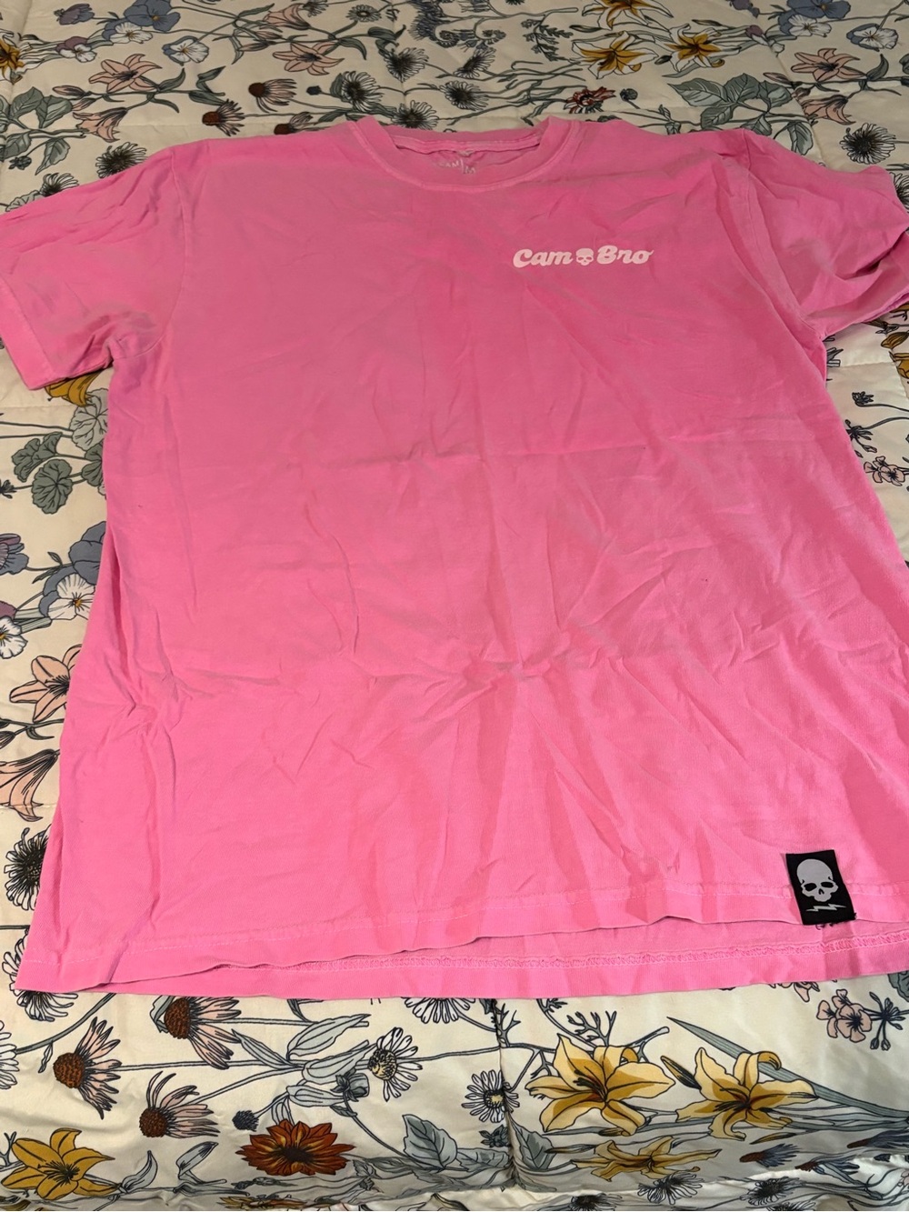 Women's Pink Short Sleeve Graphic Tee